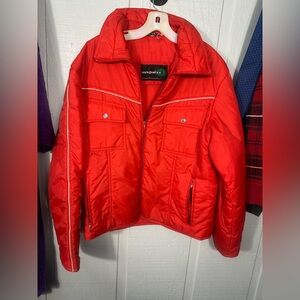Aspen Retro Womens  Red Ski Jacket Size Large EUC